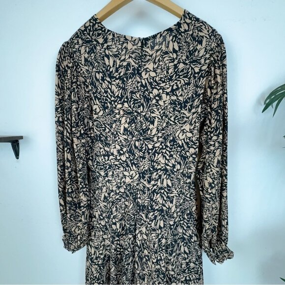 NWT Lusana Camilla Midi Dress in Palma 100% Crepe Georgette - Picture 5 of 9